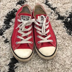 Red converse